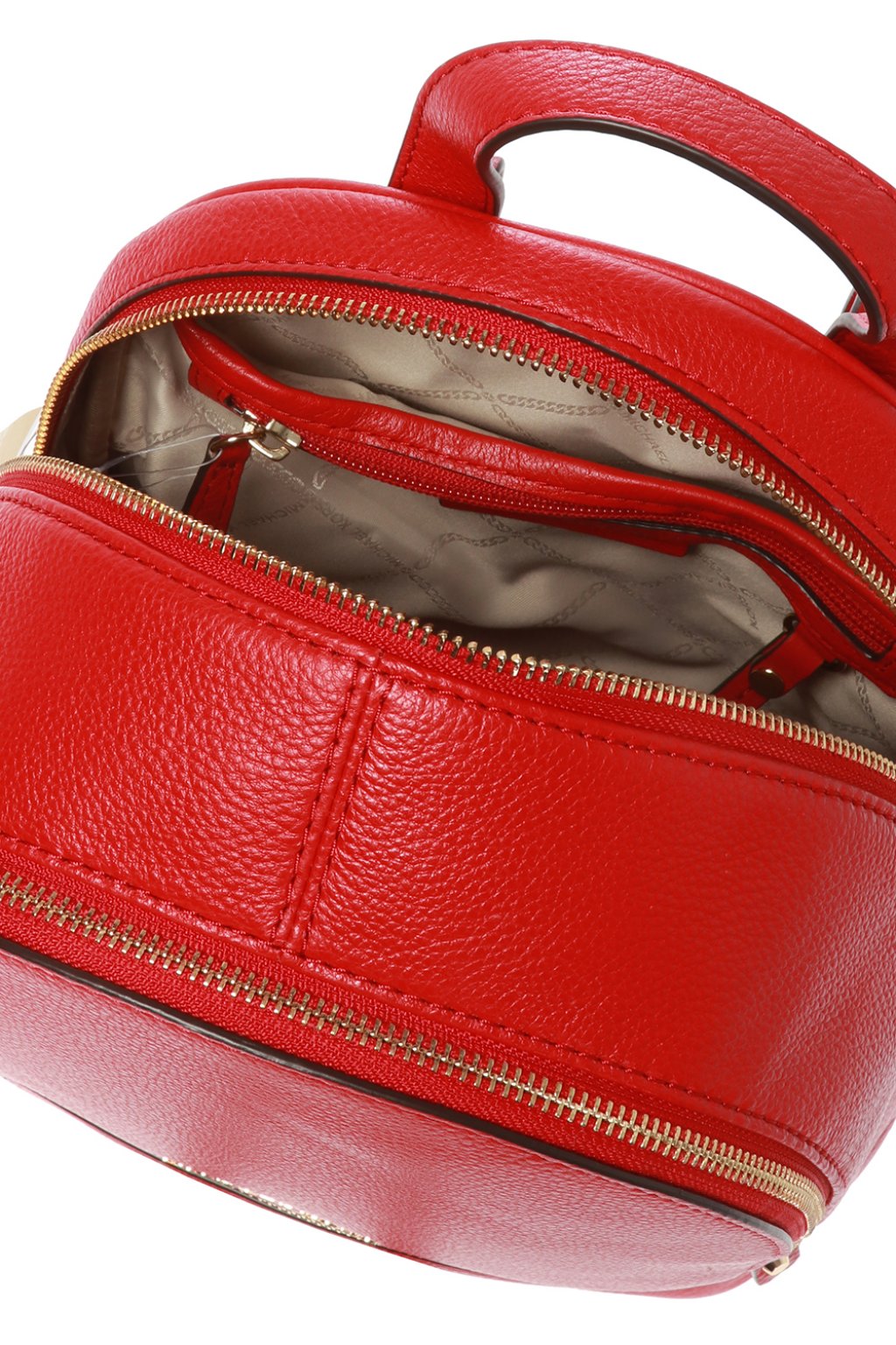 Michael kors red backpack on sale purse